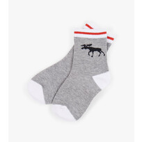 Little Blue House by Hatley Kids Grey 'Work Sock' | Crew Socks
