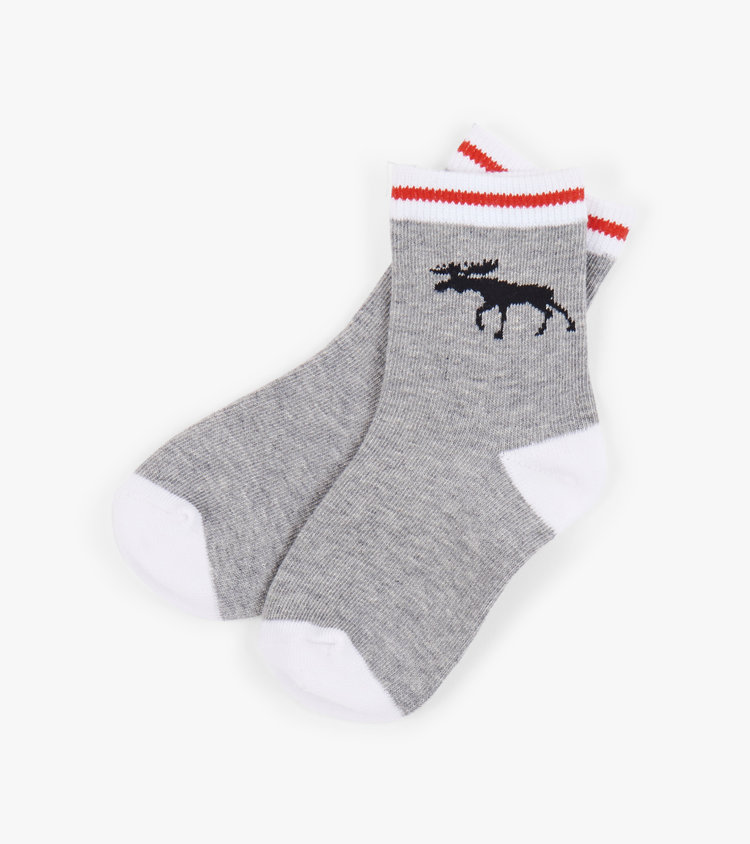 Little Blue House by Hatley Kids Grey 'Work Sock' | Crew Socks
