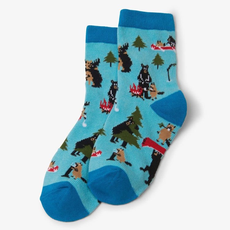 Little Blue House by Hatley Kids Life in the Wild Blue| Crew Socks
