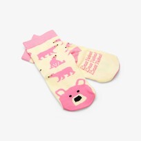 Little Blue House by Hatley Kids Pink Bear | Grip Socks