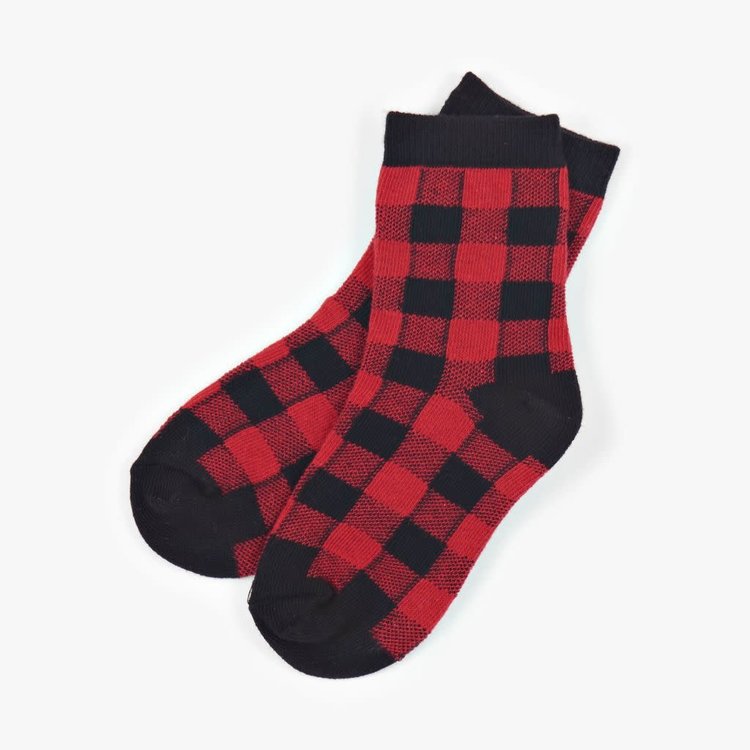Little Blue House by Hatley Kids Buffalo Plaid | Crew Socks