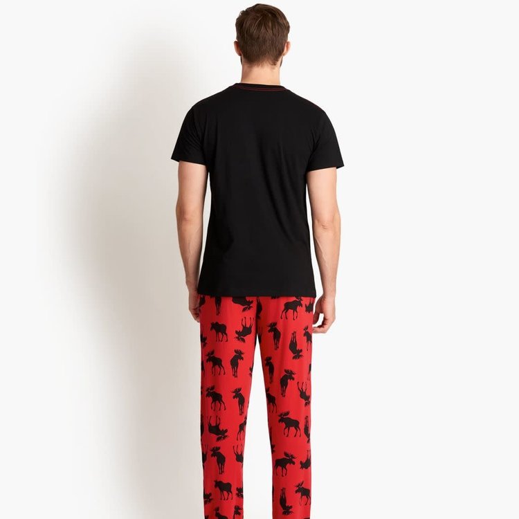 Little Blue House by Hatley Moose on Red | Tee