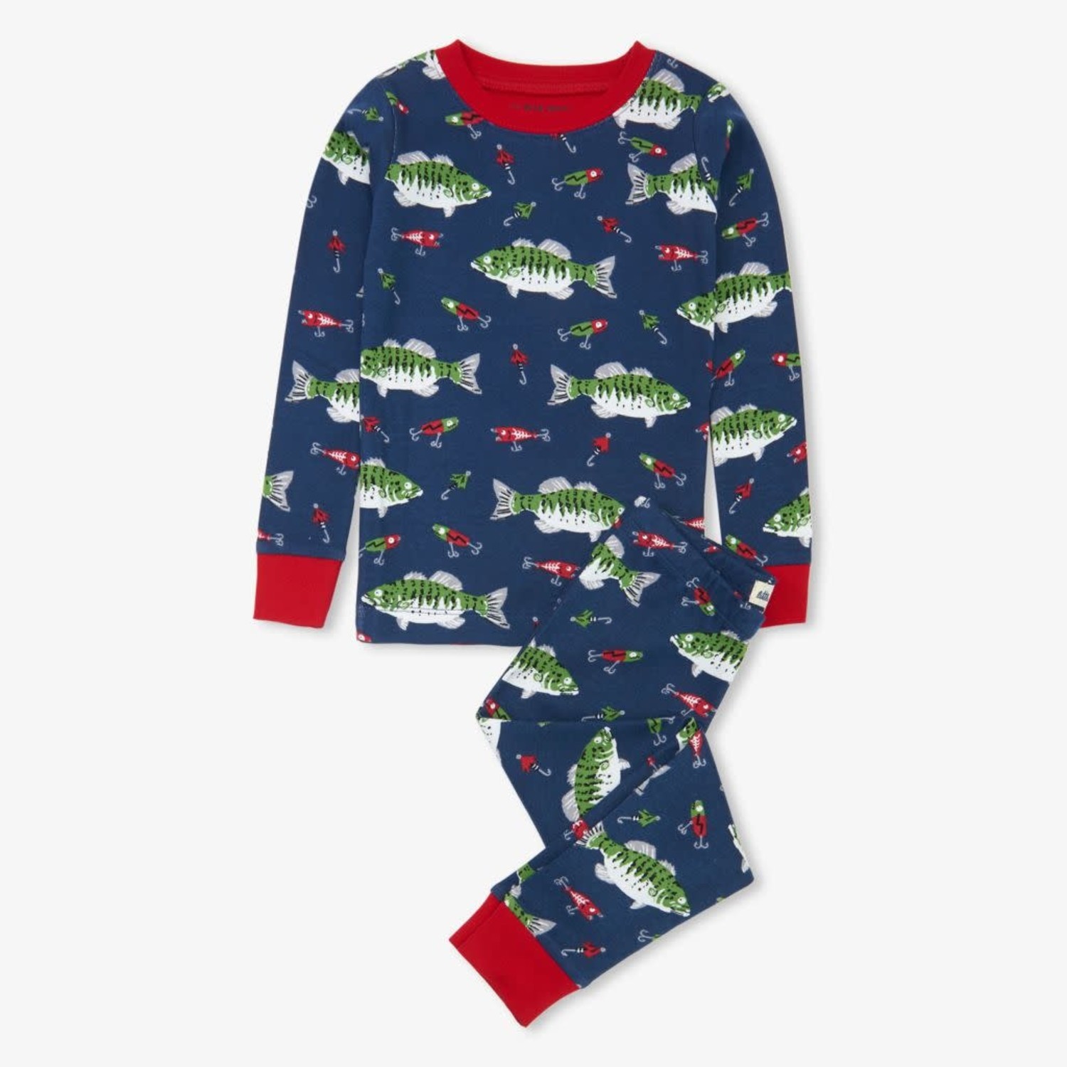 PJAFISH004 K Gone Fishing Pajama Set Windswept Northern Lifestyle A Division of Graffiti Art Inc