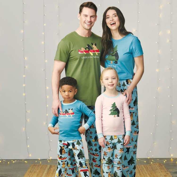 Little Blue House by Hatley Kids Life in the Wild | Applique Pajama Set
