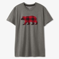 Little Blue House by Hatley Red Plaid Bear | Tee