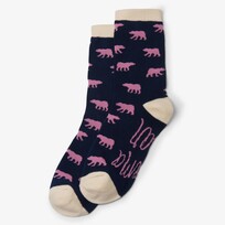 Little Blue House by Hatley Mama Bear | Crew Socks
