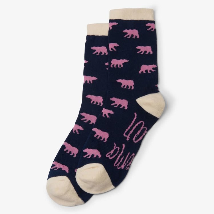 Little Blue House by Hatley Mama Bear | Crew Socks