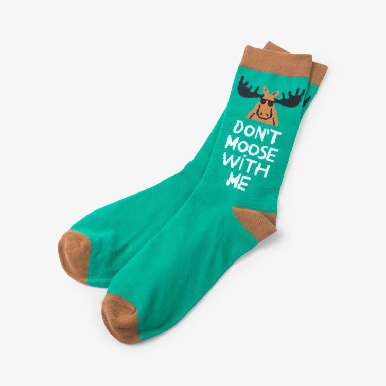 Little Blue House by Hatley Don't Moose with Me | Crew Socks