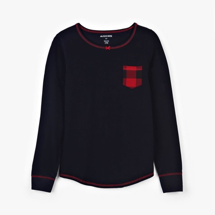 Little Blue House by Hatley Buffalo Plaid | Jersey Top