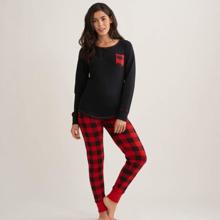Little Blue House by Hatley Buffalo Plaid | Jersey Top