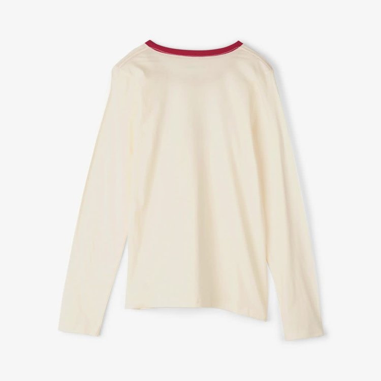 Little Blue House by Hatley Buffalo Plaid Bear | Long Sleeve Pajama Tee