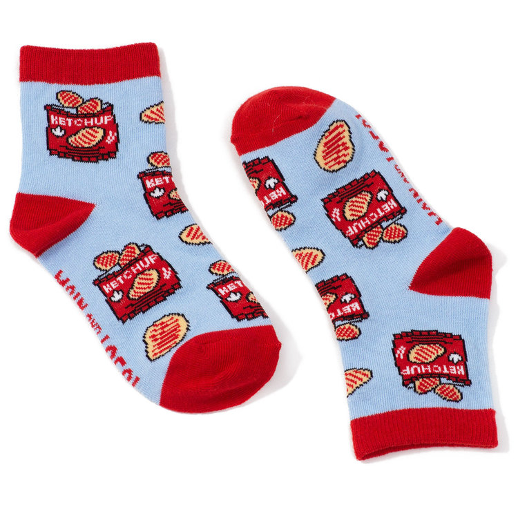 Main and Local Canadian Ketchup Chips | Children's Socks