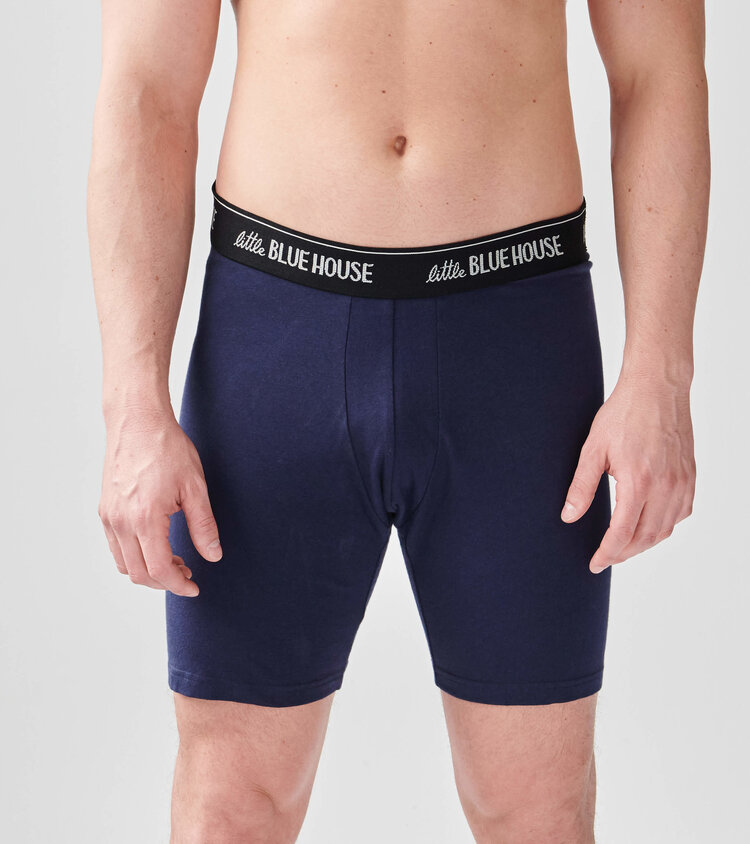 Little Blue House by Hatley Woods Papa Bear | Boxer Briefs