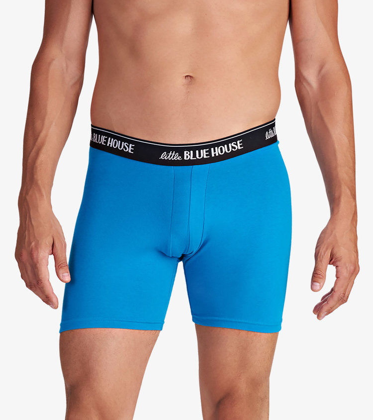 Little Blue House by Hatley Booty Call |Glow in the Dark Boxer Briefs