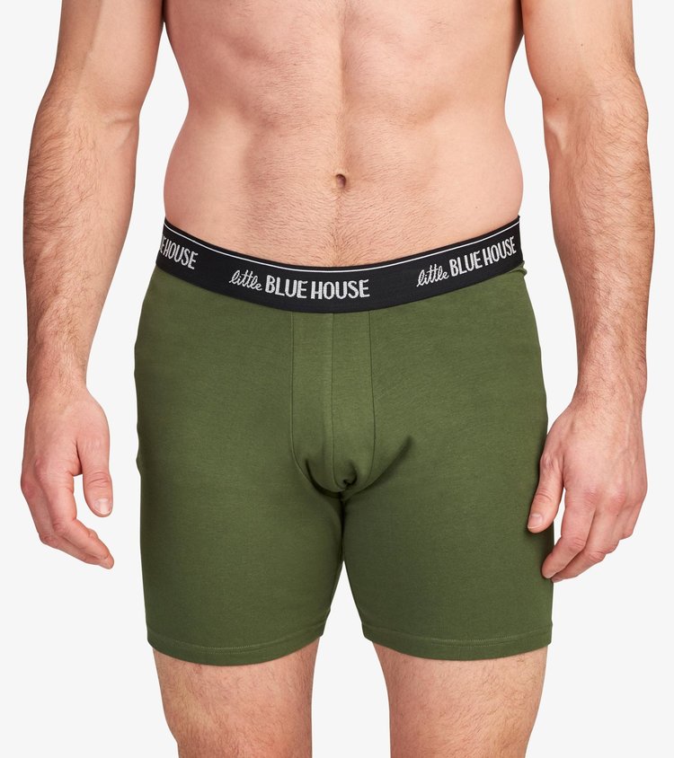 Little Blue House by Hatley Buck Naked | Boxer Briefs