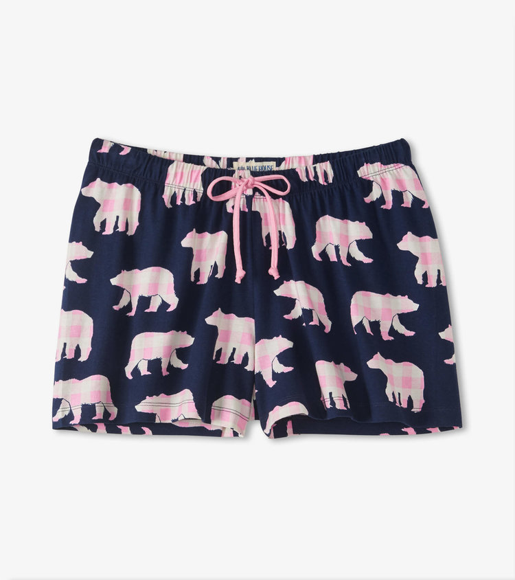 Little Blue House by Hatley Mama Bear | Women's Sleep Shorts