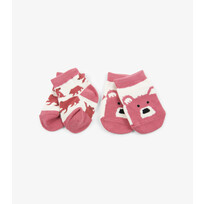 Little Blue House by Hatley Pink Bears | Baby Socks