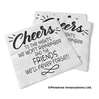 Pinetree Innovations Cheers To The Nights | Beverage Napkins
