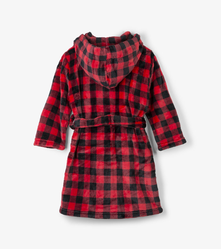 Little Blue House by Hatley Buffalo Plaid | Fleece Robe
