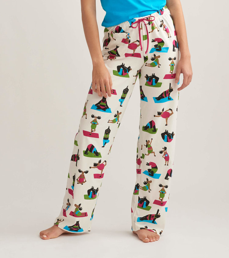 Little Blue House by Hatley Yoga Bear | Jersey Knit Pants