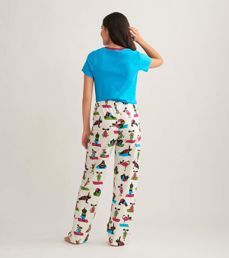 Little Blue House by Hatley Yoga Bear | Jersey Knit Pants