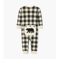 Little Blue House by Hatley Cream Plaid | Union Suit