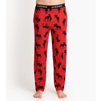 Little Blue House by Hatley Moose on Red | Jersey Pants