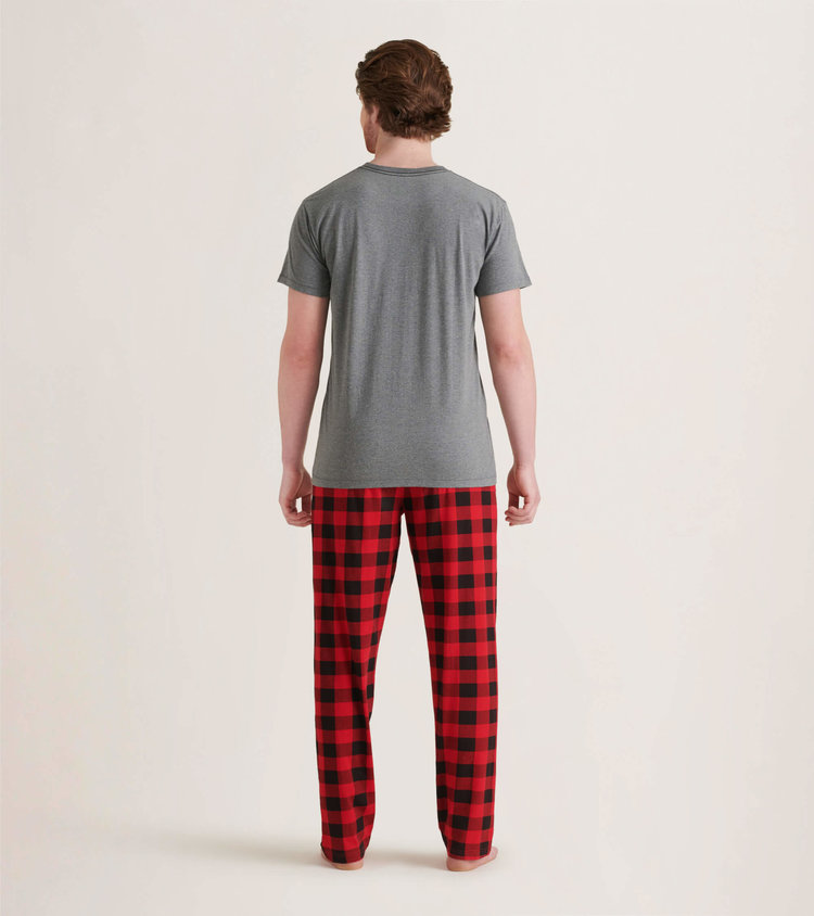 Little Blue House by Hatley Buffalo Plaid | Jersey Pants