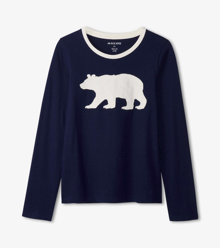 Little Blue House by Hatley Polar Bear | Stretch Jersey Top