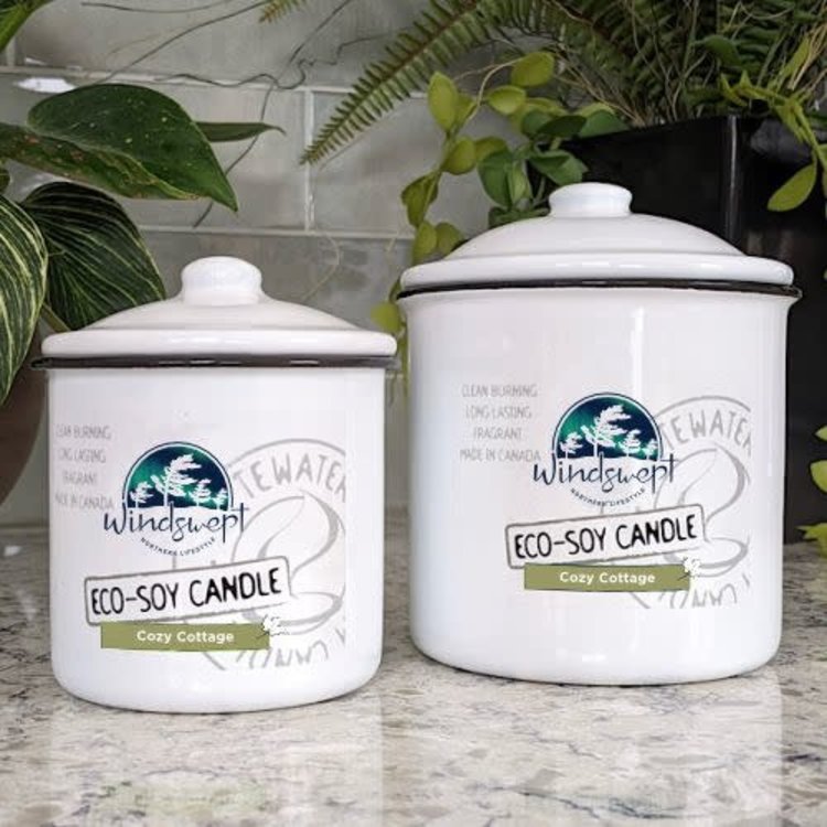 Whitewater Premium Candle Co Cozy Cottage | Enamel Candle