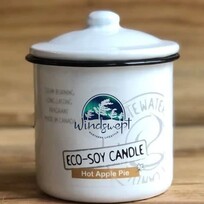 Whitewater Premium Candle Co Hot Apple Pie | Enamel Candle