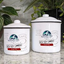 Whitewater Premium Candle Co Sleigh Ride | Enamel Candle