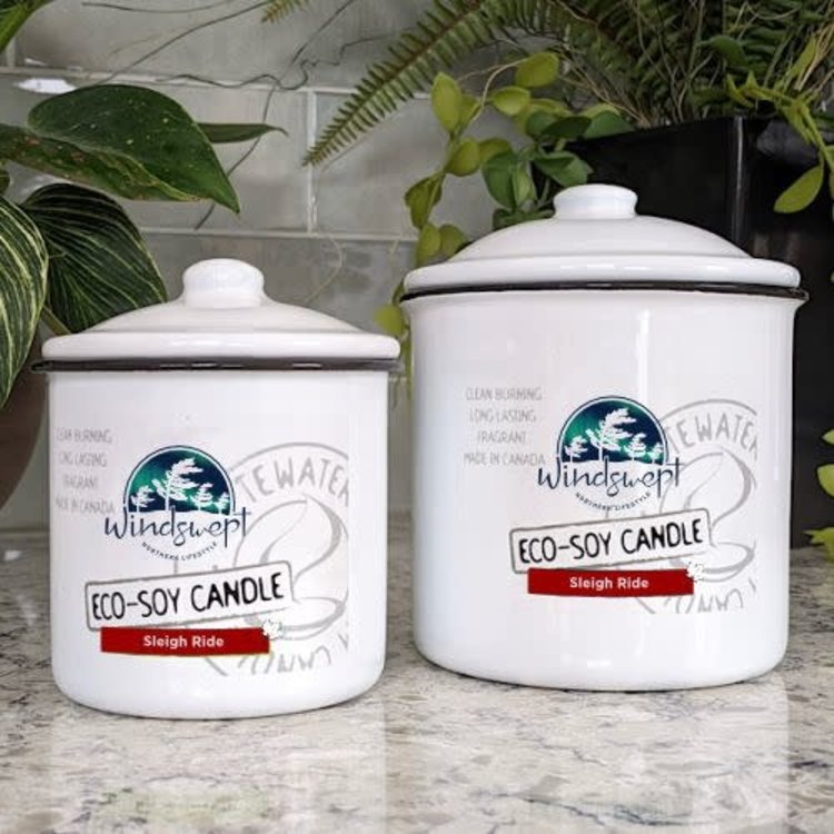 Whitewater Premium Candle Co Sleigh Ride | Enamel Candle