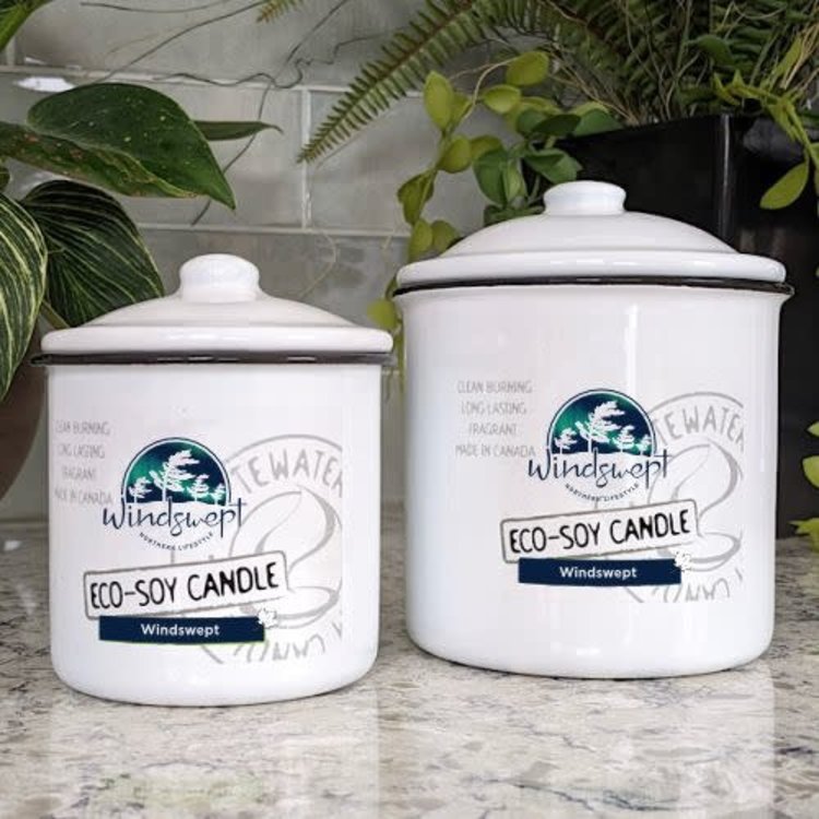 Whitewater Premium Candle Co Windswept | Enamel Candle