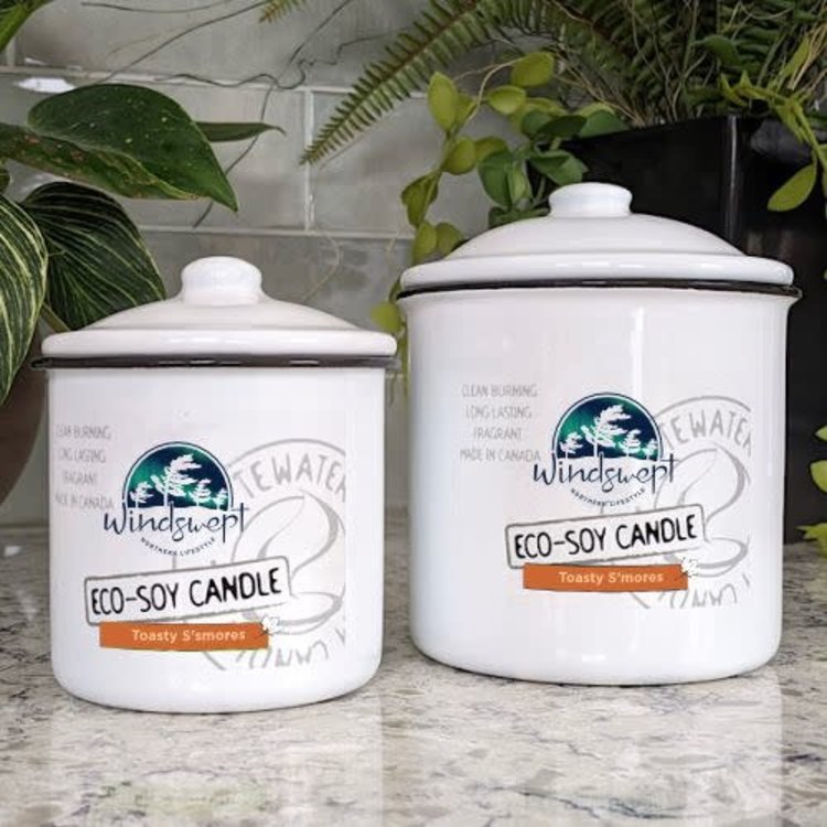 Whitewater Premium Candle Co Toasty S'Mores | Enamel Candle