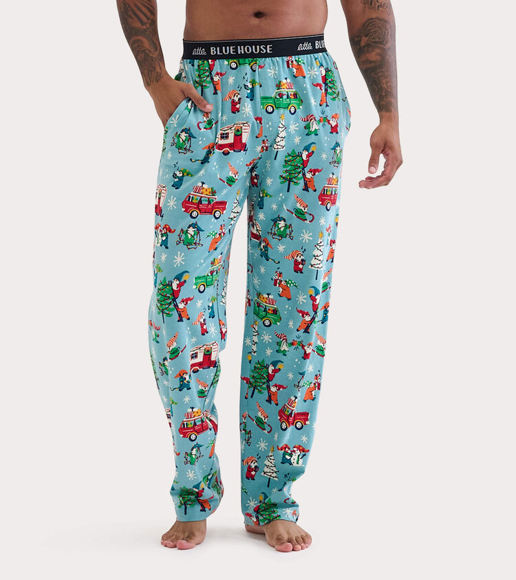 Little Blue House by Hatley Gnome for the Holidays | Pajama Pants