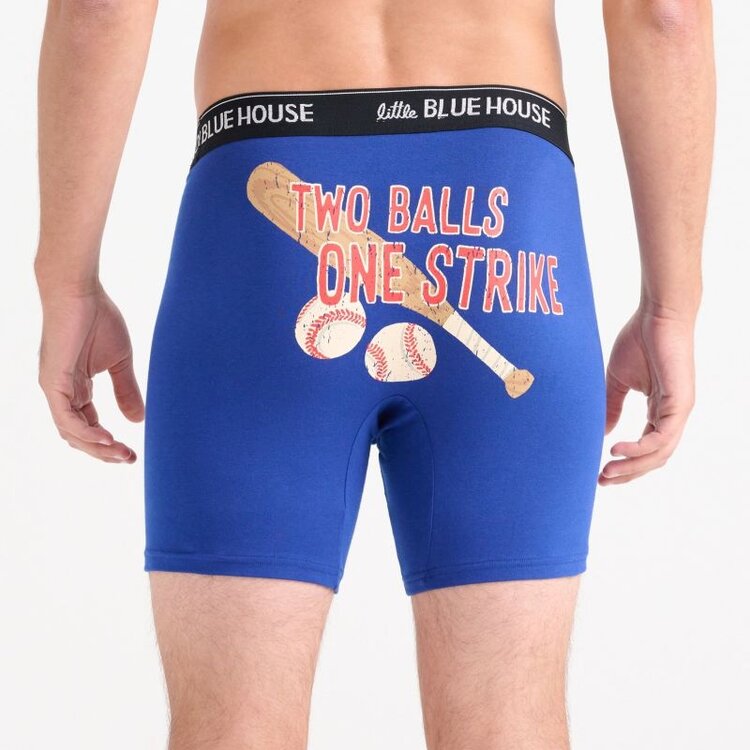 Little Blue House by Hatley Two Balls, One Strike | Boxer Brief