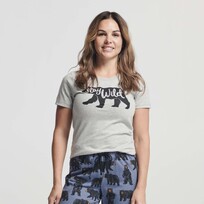 Little Blue House by Hatley Stay Wild | Pajama Tee