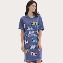 Little Blue House by Hatley Bearly Sleeping | Sleepshirt