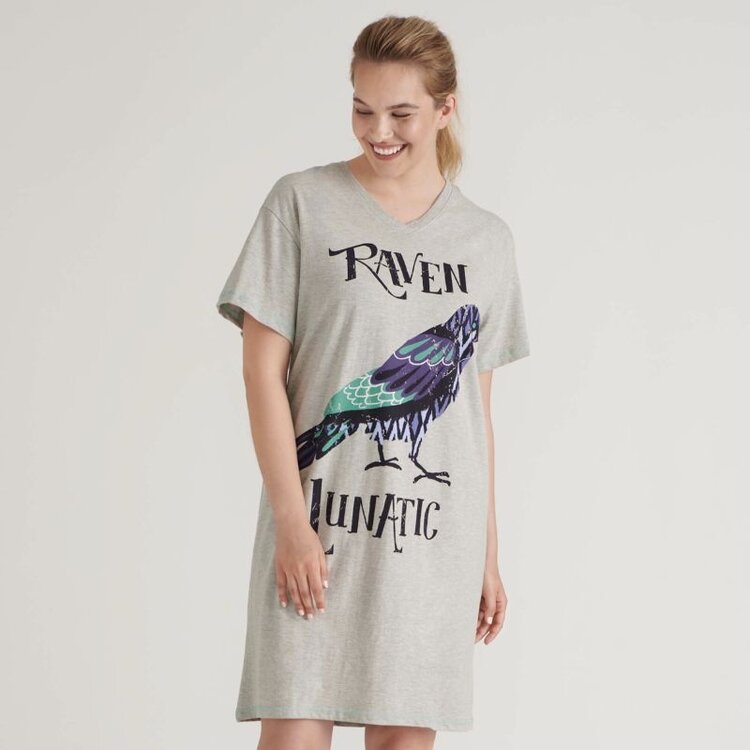 Little Blue House by Hatley Raven Lunatic | Sleepshirt