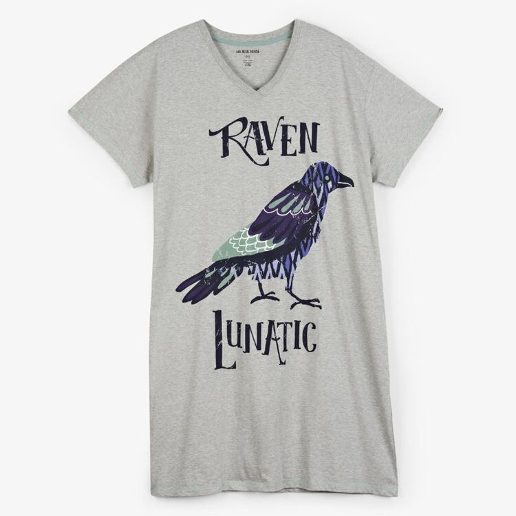 Little Blue House by Hatley Raven Lunatic | Sleepshirt