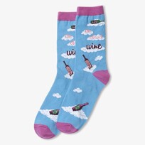 Little Blue House by Hatley Cloud Wine | Crew Socks