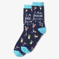 Little Blue House by Hatley Pour Decisions | Crew Socks