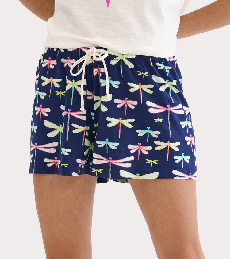 Little Blue House by Hatley Dragonflies | sleep shorts