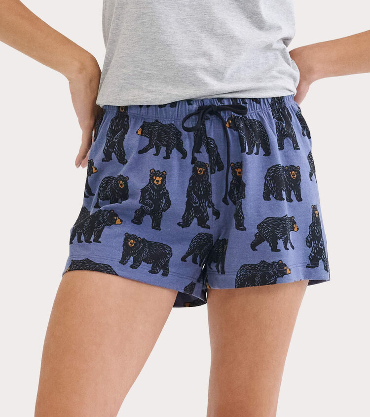Little Blue House by Hatley Wild Bears | Sleep Shorts