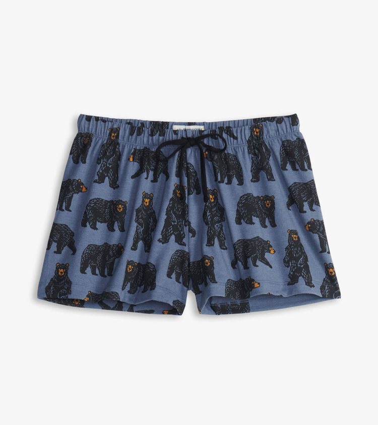Little Blue House by Hatley Wild Bears | Sleep Shorts