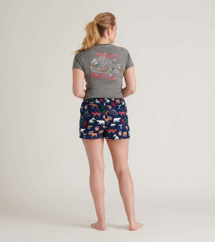 Little Blue House by Hatley True North | Sleep Shorts