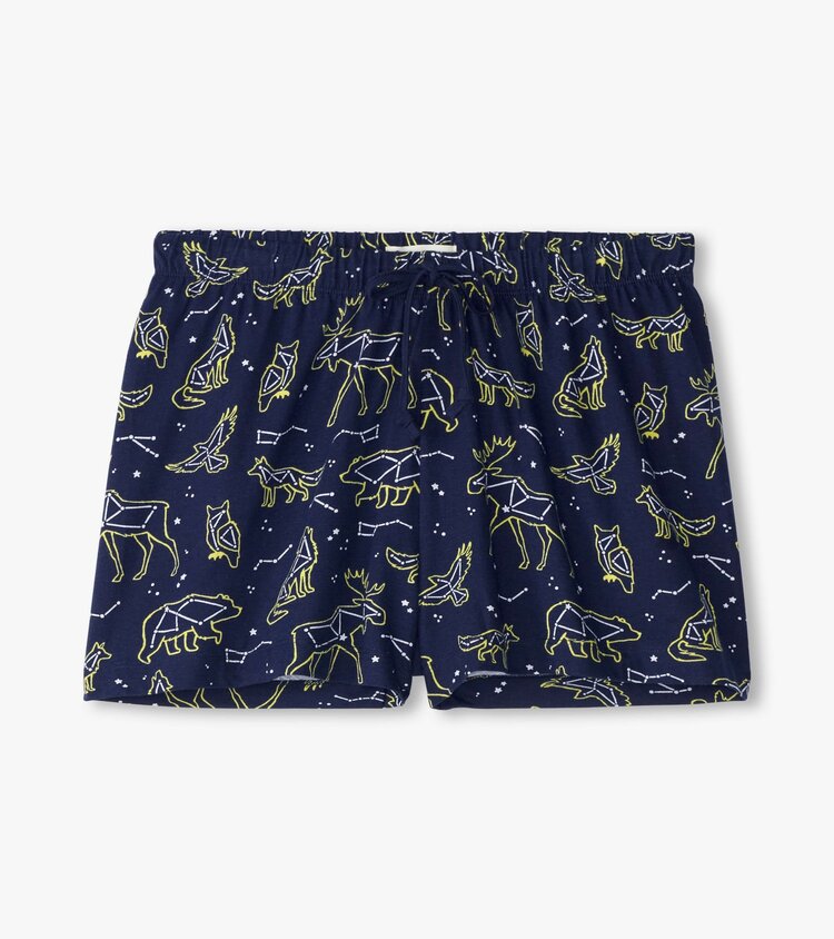 Little Blue House by Hatley Animal Constellations | Sleep Shorts