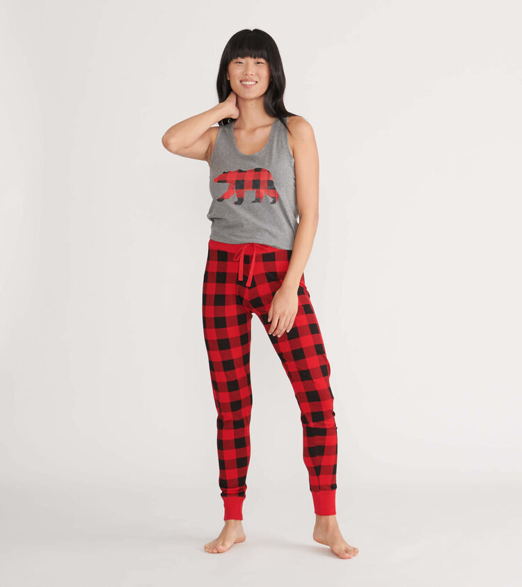 Little Blue House by Hatley Buffalo Plaid | Sleep Leggings