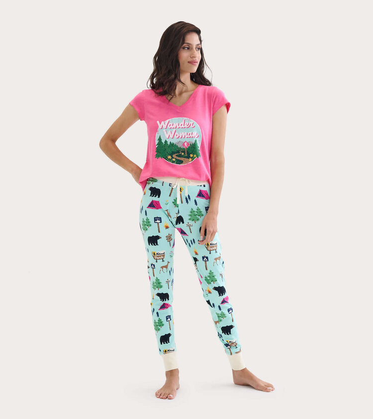 Little Blue House by Hatley Hiking Trail | Sleep Leggings